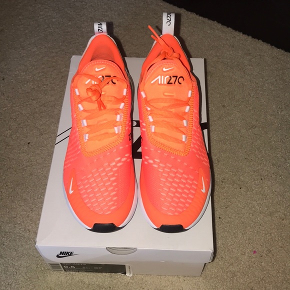 nike air max 270 neon orange